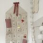 Personalised Canvas Advent Calendar Velvet Bow, thumbnail 2 of 11