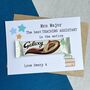 Teacher/Teaching Assistant Thank You Chocolate Card, thumbnail 2 of 4