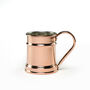 Handcrafted Copper Beer Mug 500ml, Solid Copper Tankard, thumbnail 3 of 5