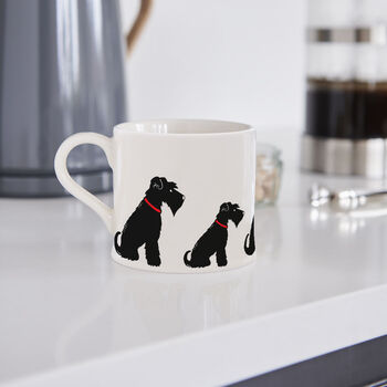 Christmas Schnauzer Dog Pin Badge, 6 of 12