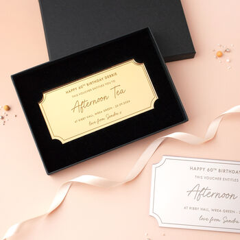 Afternoon Tea Personalised Gift Voucher, 4 of 7