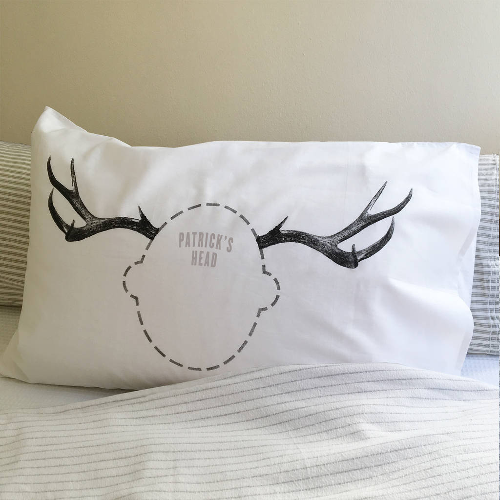 Personalised Stag Pillowcase Gift, 1 of 2