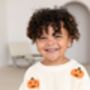 Halloween Pumpkin Applique Knit Jumper, thumbnail 6 of 7