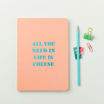 Personalised All You Need Foiled Notebook, 2 of 7