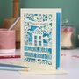 Personalised Papercut Happy New Home Card, thumbnail 6 of 6