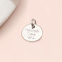 Personalised Silver To The Moon And Back Necklace, thumbnail 3 of 4