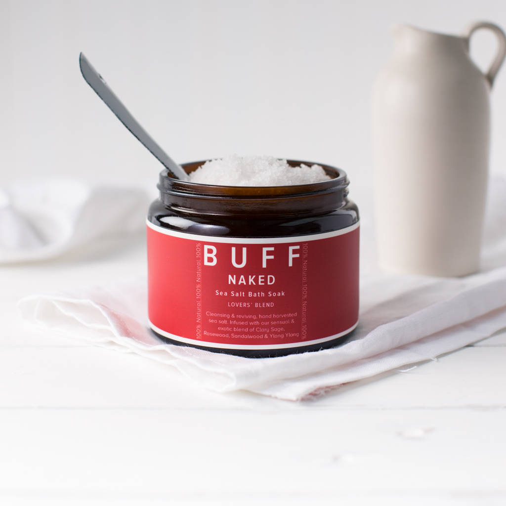 Sensual And Relaxing Sea Salt Bath Soak 550g By Buff Natural Body Care