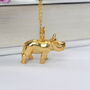 Baby Rhino Necklace Gold Plated, thumbnail 1 of 4