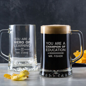 Personalised Tankard End Of Year Thank You Gift For Teacher, 2 of 12