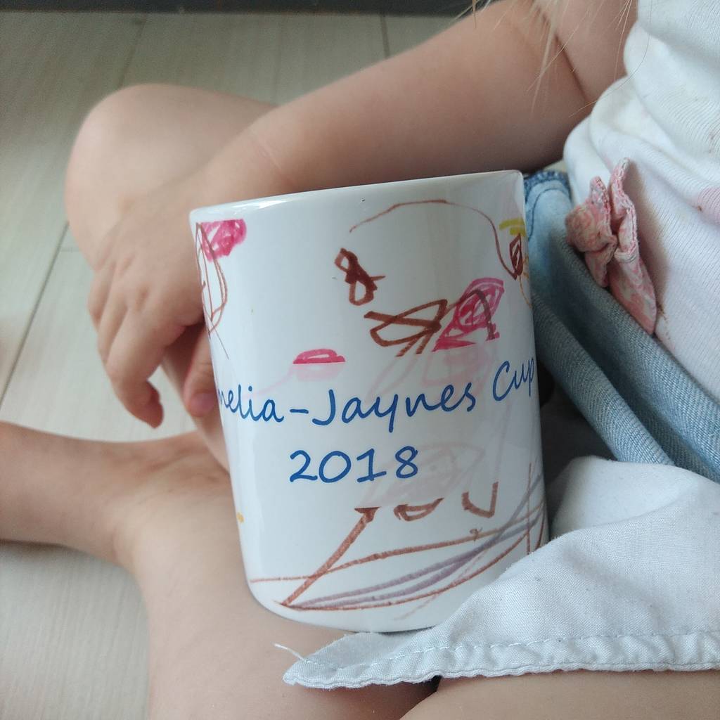 Childs Drawing Personalised Mug By Melissa Choroszewska Ceramics