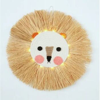 Bear Wall Light 40cm In Straw / Multi, 2 of 2