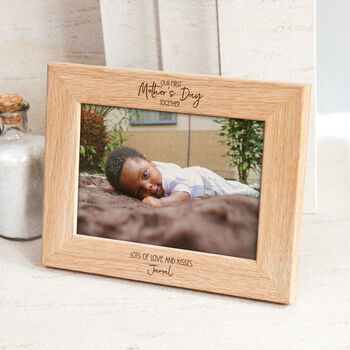 Personalised Our First Mother's Day Photo Frame, 6 of 7