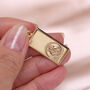 9ct Gold Modern Saint Christopher Pendant, thumbnail 4 of 5