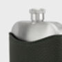 Steel Hip Flask With Premium Leather Sleeve, thumbnail 5 of 8