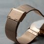 Personalised Rose Gold Mesh Watch, thumbnail 5 of 6