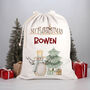 Large Christmas Sack With Charming Reindeer, Snowman Or Woolly Sheep Design, thumbnail 2 of 7