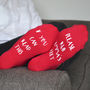 Personalised Foot Rub Socks, thumbnail 3 of 3