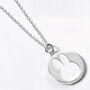 Miffy Silhouette Necklace, thumbnail 1 of 3