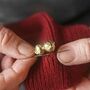 Personalised Christmas Wool Bed Socks With Bells Gift, thumbnail 2 of 3