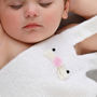 Cashmere 'Bunny' Baby Blanket With Personalised Name, thumbnail 2 of 12