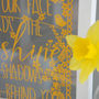 'Keep Your Face Towards The Sunshine' Papercut Picture, thumbnail 3 of 3