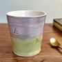 Letter A Handmade Alphabet Mug Tumbler, thumbnail 2 of 8