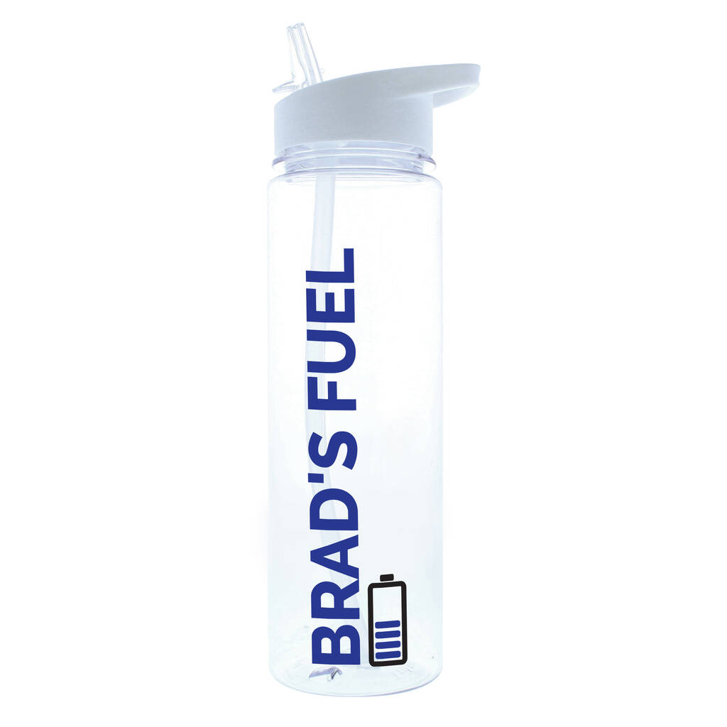 Personalised Blue Fuel Island Water Bottle, 1 of 5