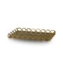 Brass Tray With Geometric Chain Detail, thumbnail 2 of 2