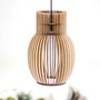 Rome Wooden Lampshade, Ceiling Light, thumbnail 1 of 6