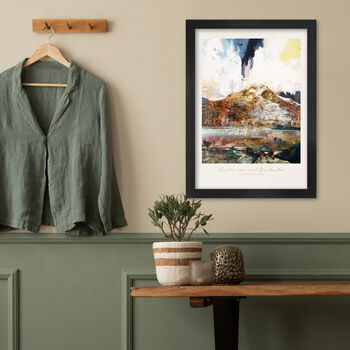 Yewbarrow And Wastwater Lake District Views Poster Print, 4 of 4