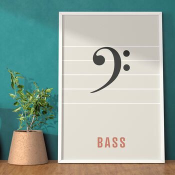 Bass Clef Print | Music Theory Poster, 10 of 10