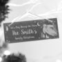 Personalised Christmas Hanging Slate Plaque Gift, thumbnail 1 of 3