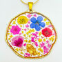 Large Statement Necklace With Colourful Flowers, thumbnail 1 of 12
