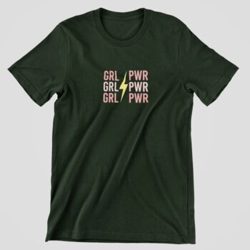 Girl Power Slogan Cotton T Shirt, 6 of 7