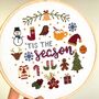 'Tis The Season Cross Stitch Kit, thumbnail 1 of 4