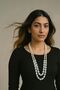 Kai Handmade Pearl And Stone Drop Long Necklace –, thumbnail 1 of 3