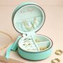 Personalised Mini Round Travel Jewellery Case, thumbnail 5 of 6