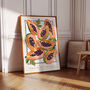 Papaya Art Print Fruit Illustration, thumbnail 2 of 6