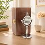 Personalised 9th Anniversary Silver Colour Desk Clock, thumbnail 8 of 10
