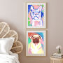 Contemporary Personalised Pet Portrait Illustration, thumbnail 2 of 9