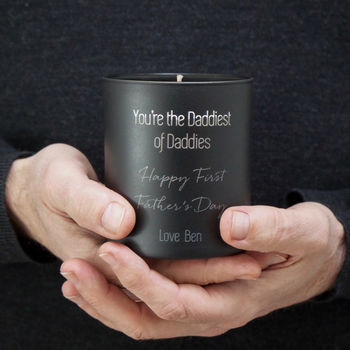 Personalised First Father's Day Candle, 2 of 4