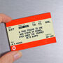 Personalised Train Ticket Fridge Magnet For Friend, thumbnail 3 of 3