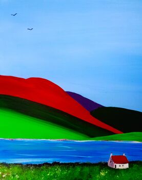 Scottish Landscape, Original Acrylic Painting, 7 of 7