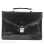 Small Italian Leather Briefcase. 'The Lorenzo', thumbnail 9 of 12