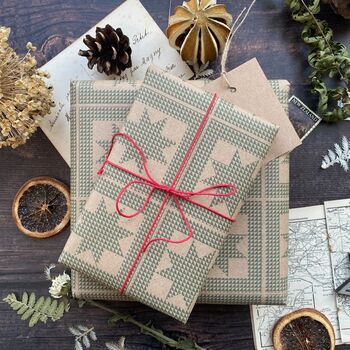 Star Patchwork 'Little Women' Paper Fibre Wrapping Paper, 12 of 12