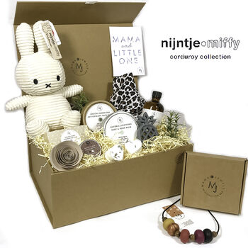 Vegan New Mum And Baby Gift Box, Hamper Miffy | Leopard, 3 of 3