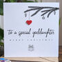 Personalised Christmas Card For Goddaughter, thumbnail 3 of 4