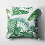 Green Tropical Leaves Cushion Cover, thumbnail 5 of 7