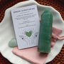 Green Aventurine Crystal Tower Gift With Crystal Card, thumbnail 7 of 10
