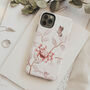 Pastel Pink Floral Chinoiserie Phone Case, thumbnail 1 of 12